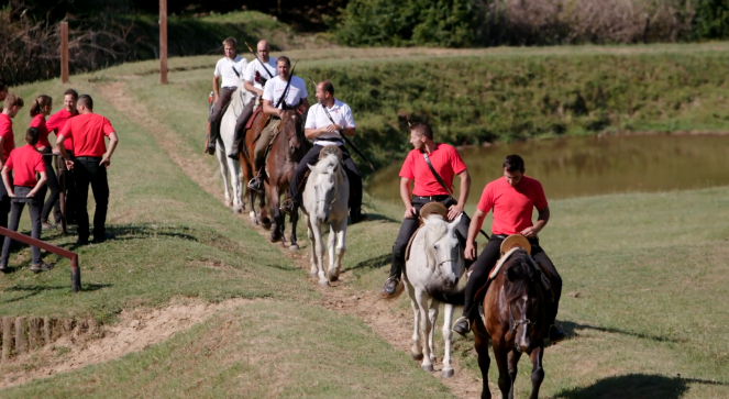 people on horse